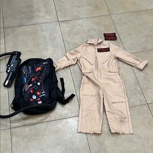 Ghostbuster Kids Costume with backpack, size XS